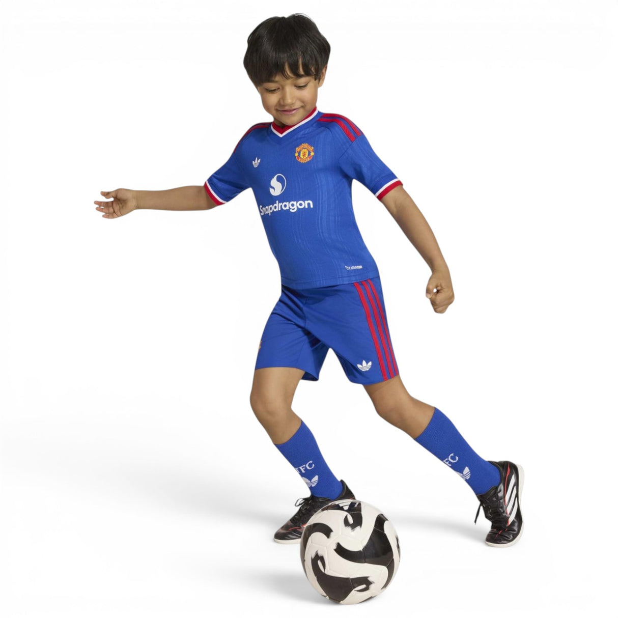 adidas OG MUFC 26 Kids Away Kit Blue