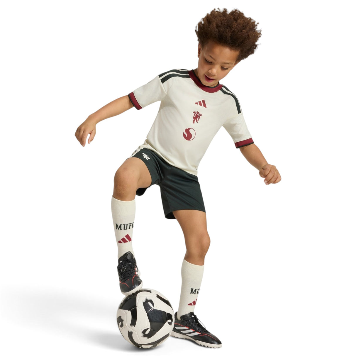 adidas MUFC 26 Kids Third Kit White