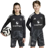 adidas MUFC 26 Kids Home GK Jersey Black