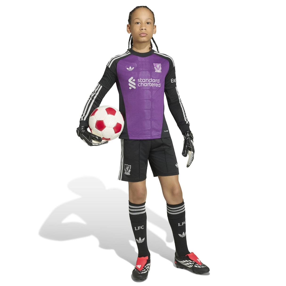 adidas LFC 26 Kids Away GK Shorts Black
