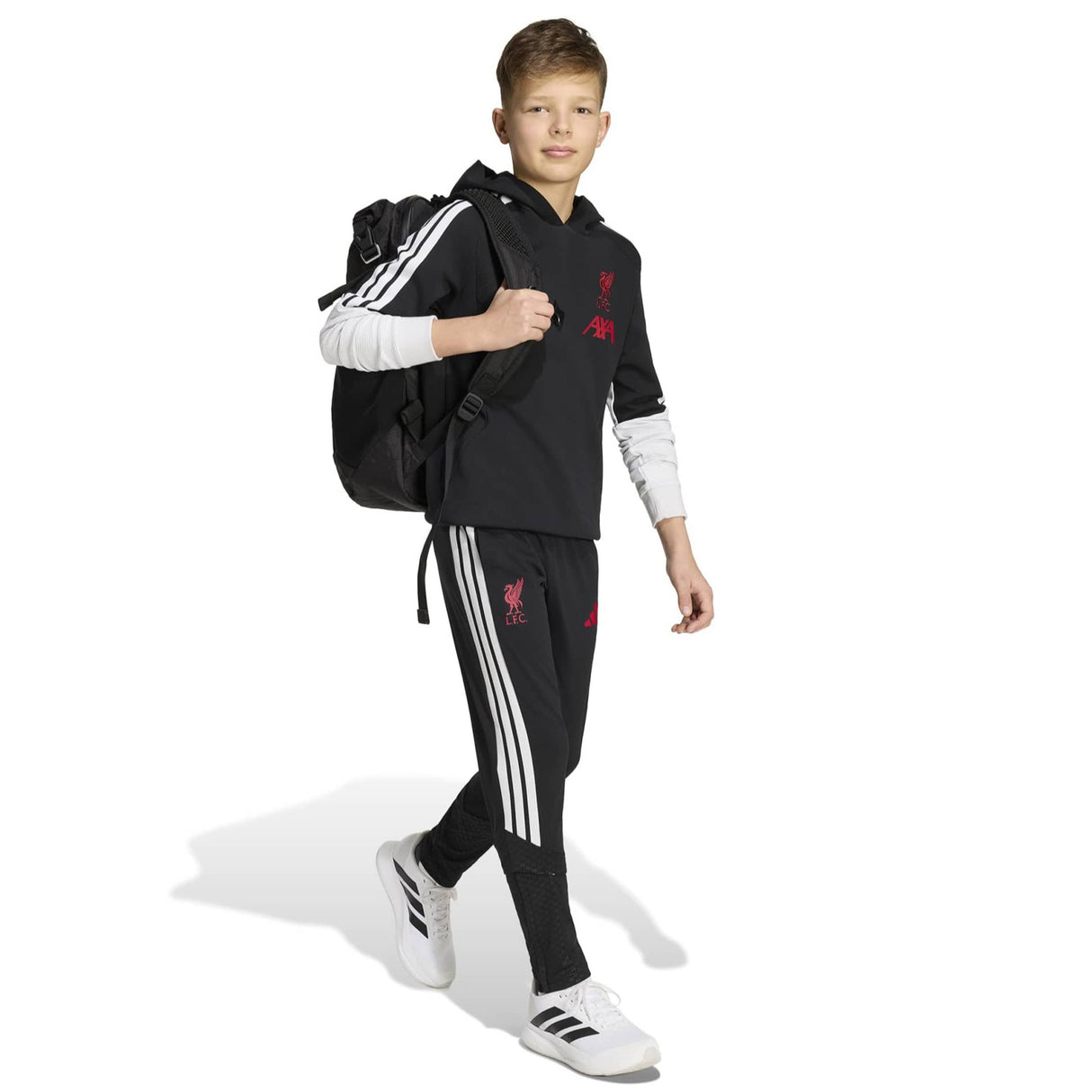 adidas LFC 26 Kids Hoodie Black