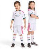 adidas Real Madrid 26 Kids Home Kit Wht