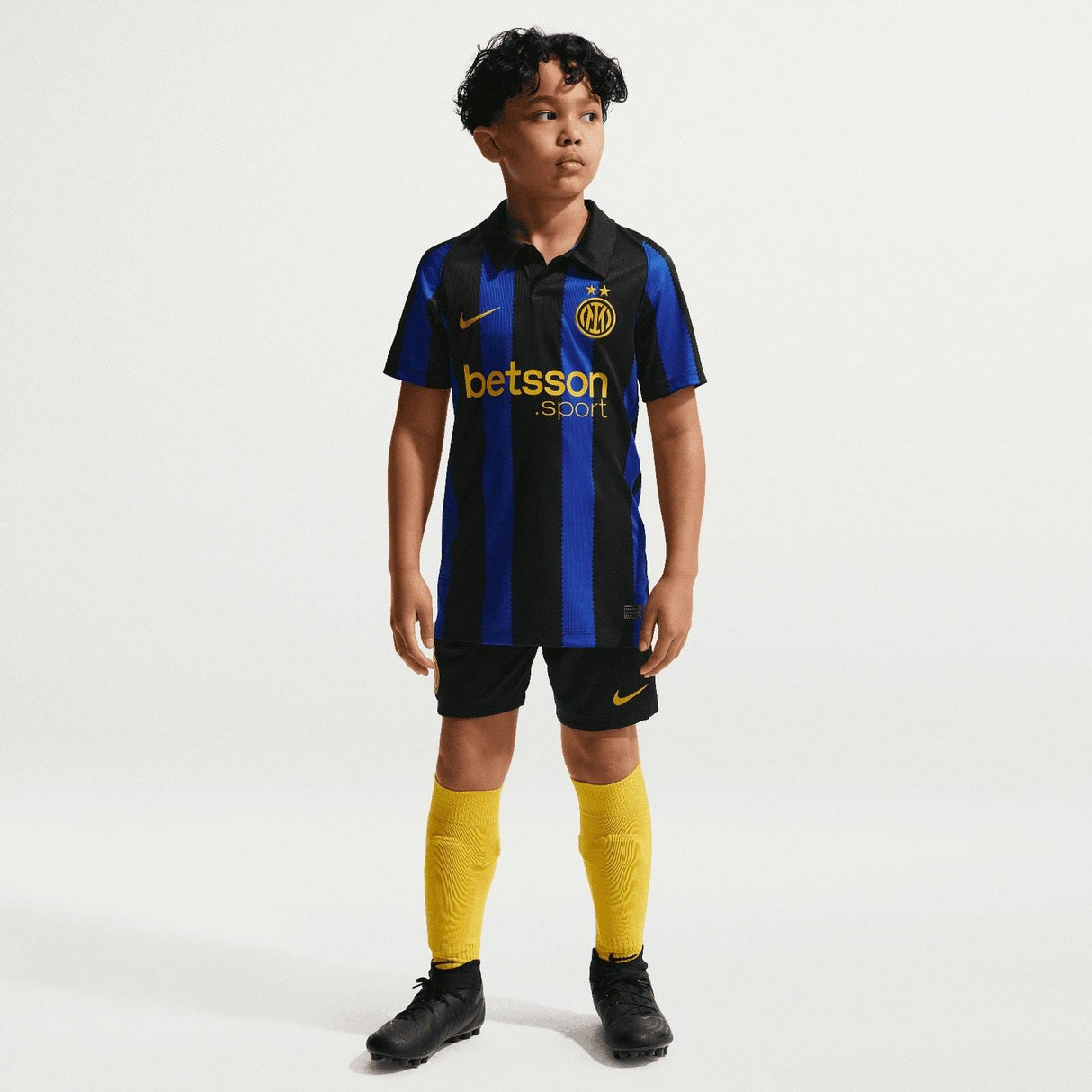 Nike Inter 26 Kids Home Jersey Blue