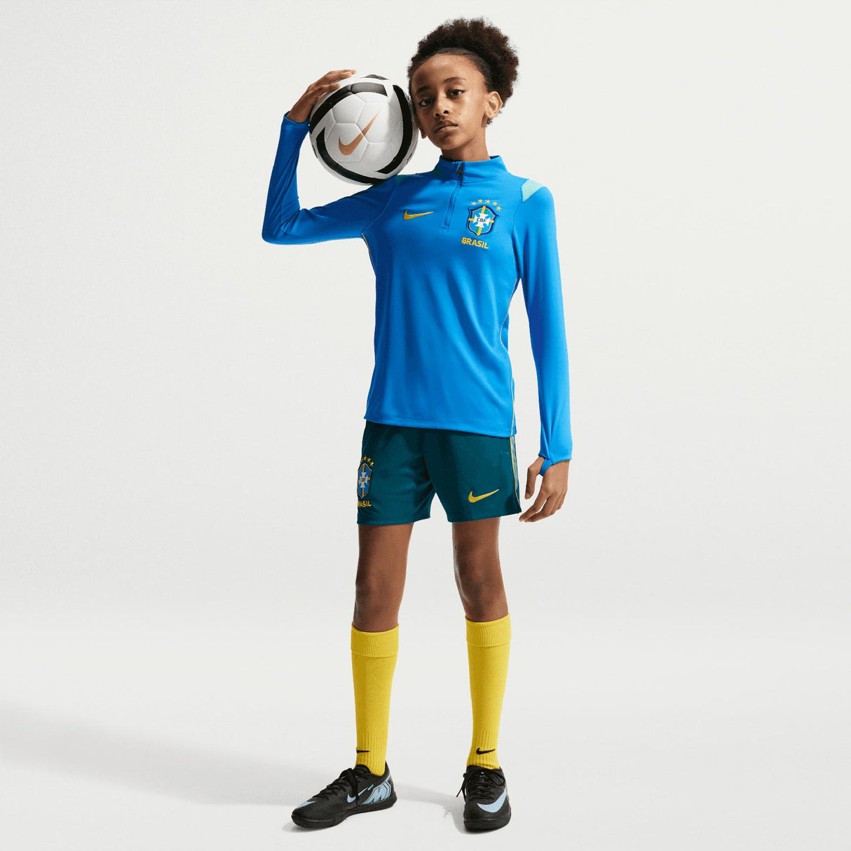 Nike Brazil WC26 Kid Strk Drill Top Blue