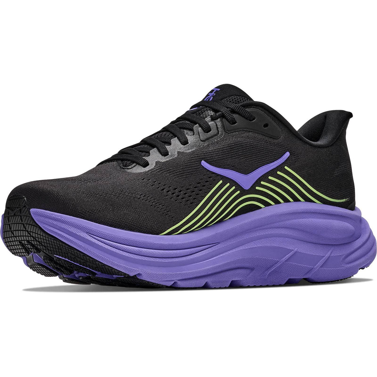 Hoka Clifton 11 Mens Black Neon Yuzu