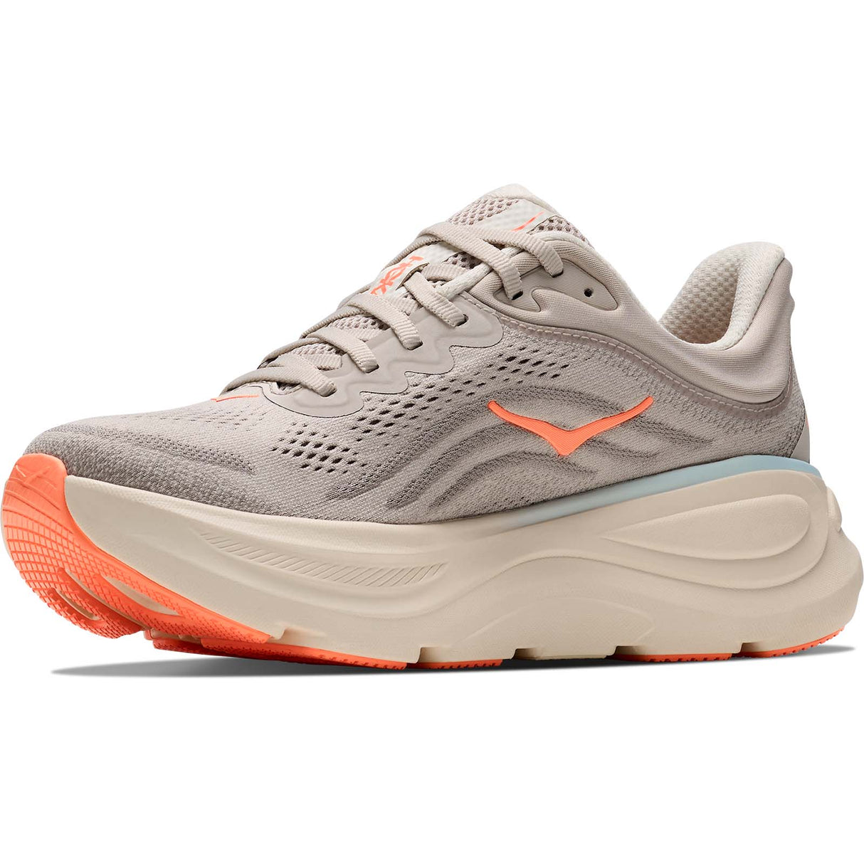 Hoka Bondi 9 Womens Grey Mineral