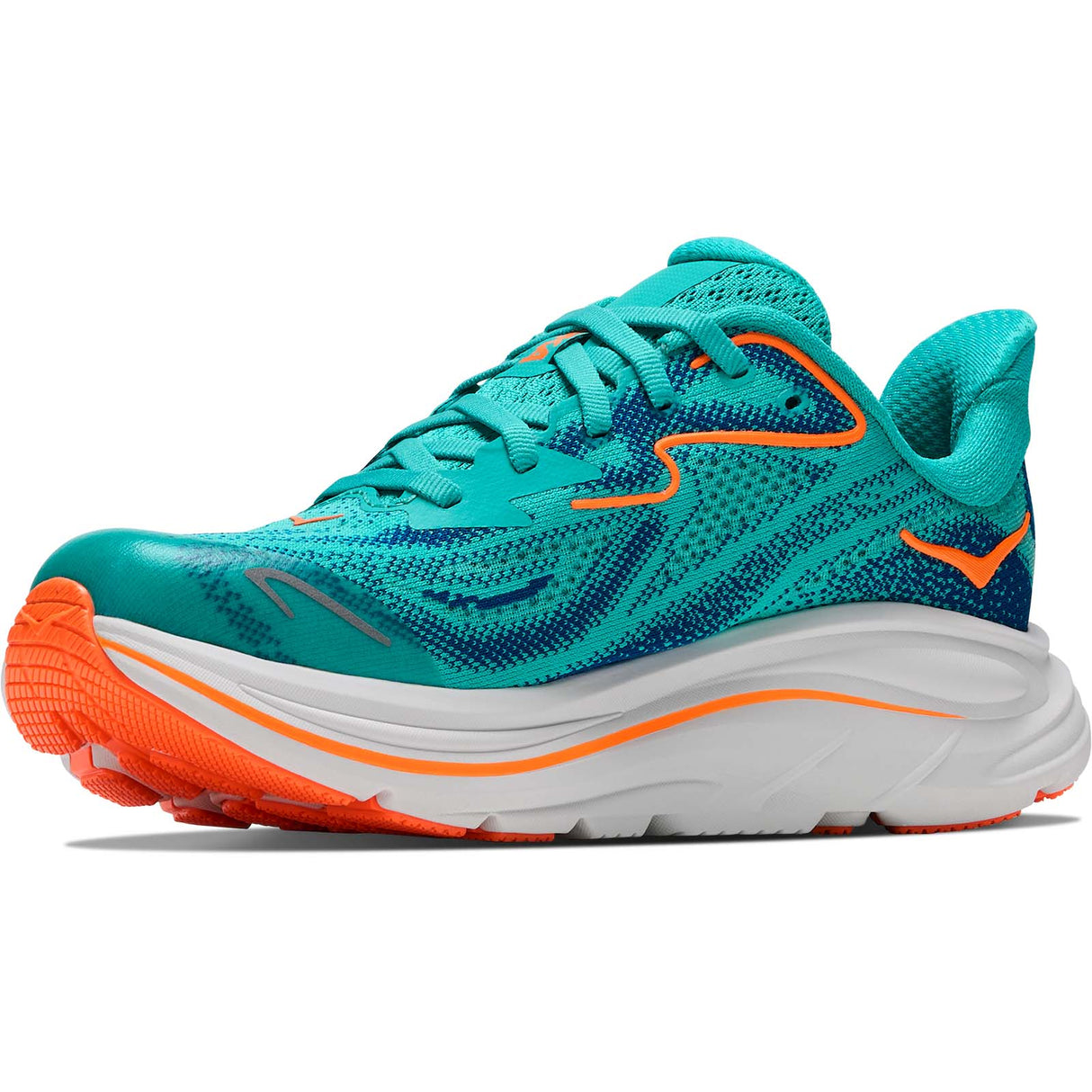 Hoka Cliften 10 Kids Night Glow Blue