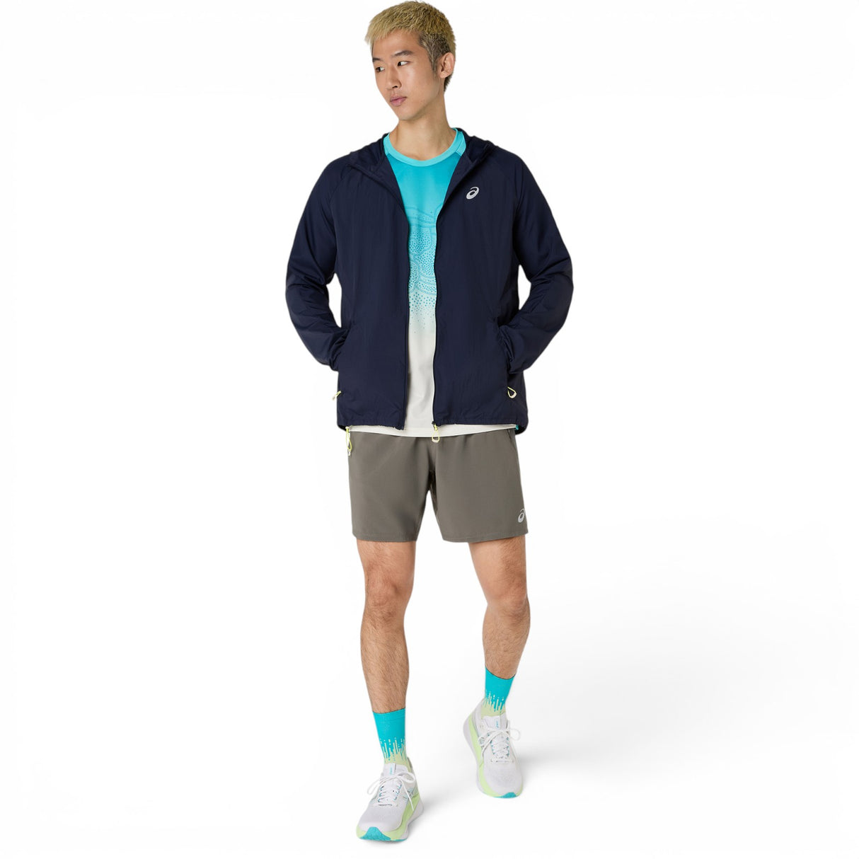 Asics Mens Road Ibuki SS Top Green