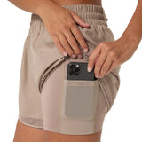 Asics Wmns Nagino Run Short Brown
