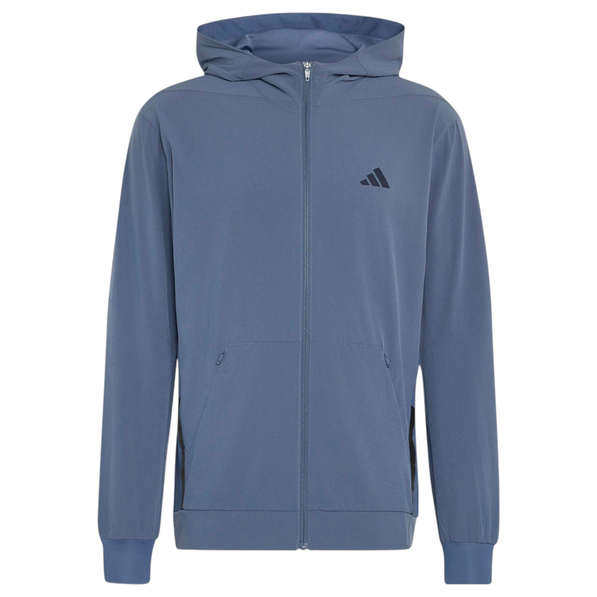 adidas Mens D4T Hybrid FZ Hoody Navy