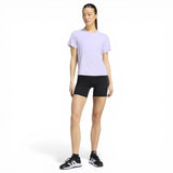adidas Womens PWR ESS R Tee Purple