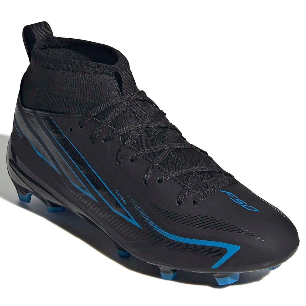 adidas Kid F50 Hyprfst League Mid FG Blk
