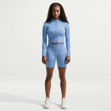 Nike W NP DF SMLS FZ Midlayer Blue