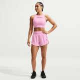 Nike W NP DF Sculpt 2N1 3in HR Short Pnk