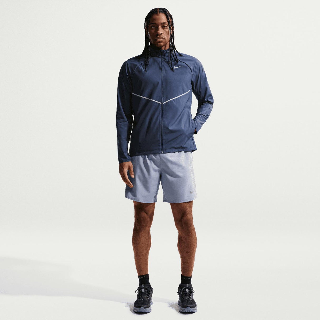 Nike Mens UV RPL Miler Jacket Navy