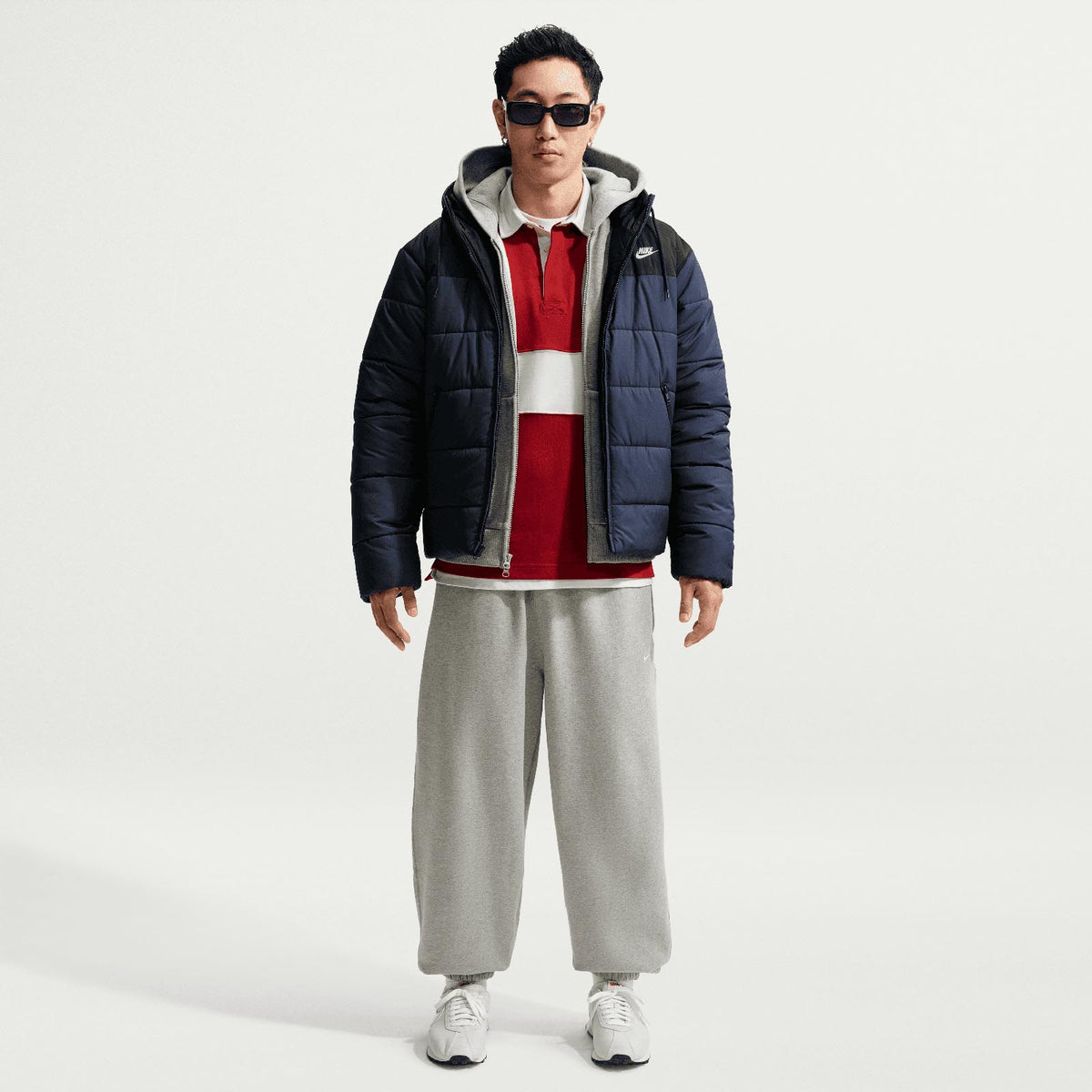 Nike Mens Access Filled Puffer Navy