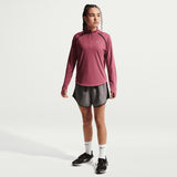 Nike G DF Tempo LS Half Zip Pink