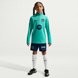 Nike FCB 26 Kids Third Stk Drill Top Grn
