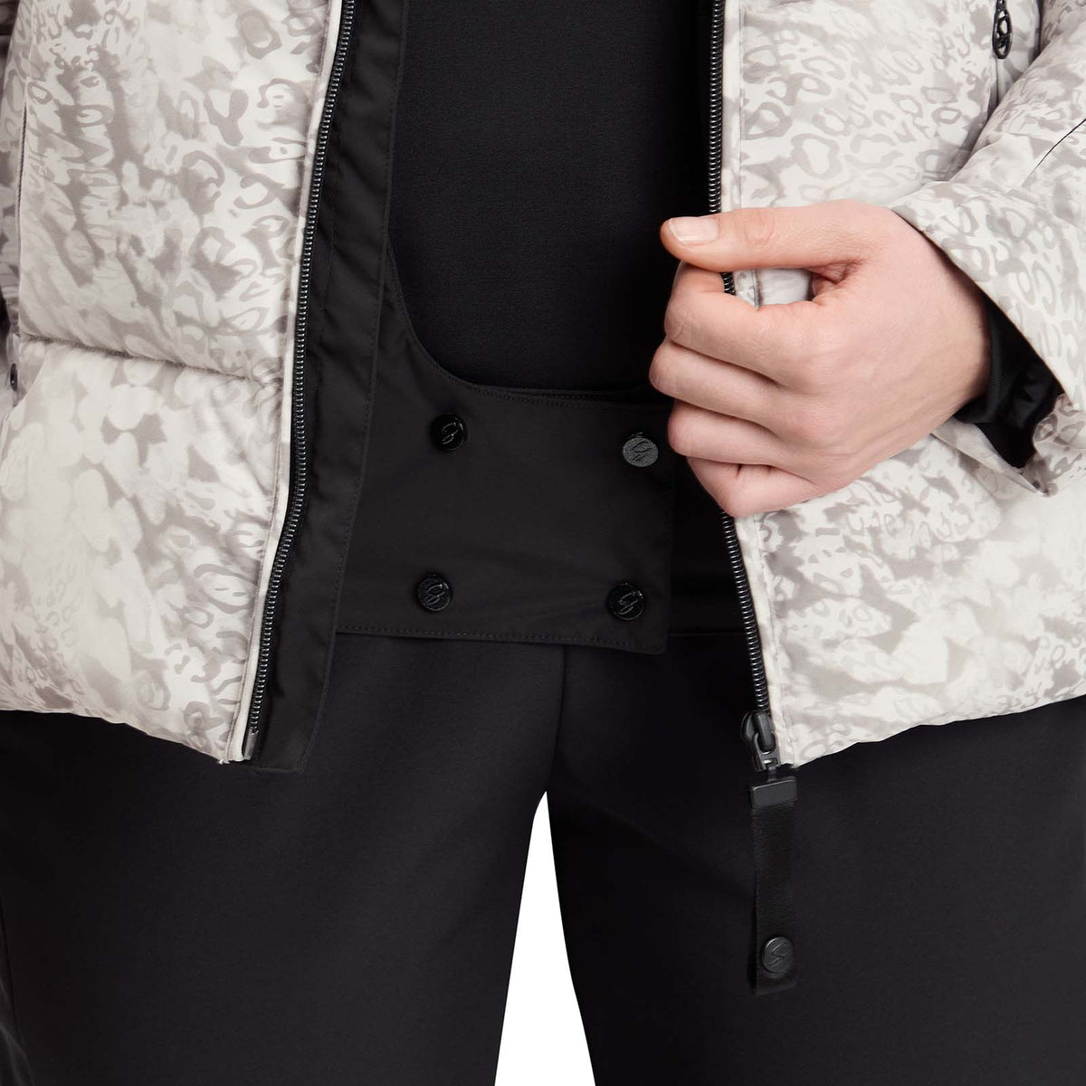 McKinley Sophi Womens Full-Zip Padded Slim-Fit Ski Jacket