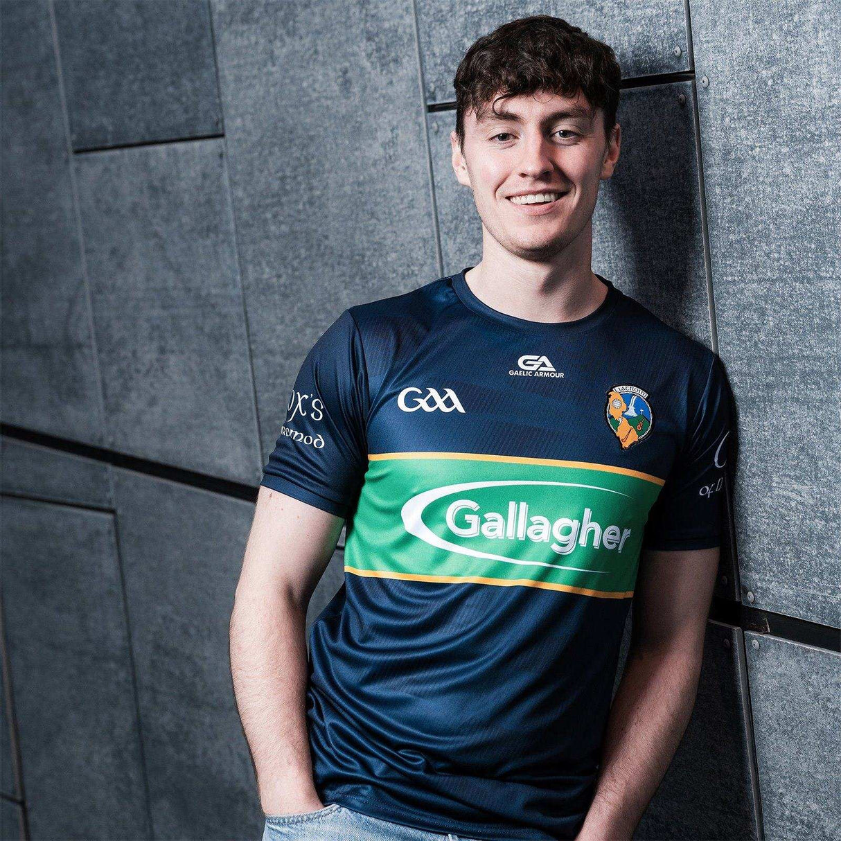 Gaelic Armour Leitrim 26 Alt Kid Jsy Nvy