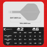 Target KShift NO.2 Intermediate Dart Flight and Shaft System