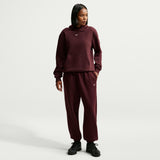 NIKE WMS STDO FLC MW STD PO HDY Maroon