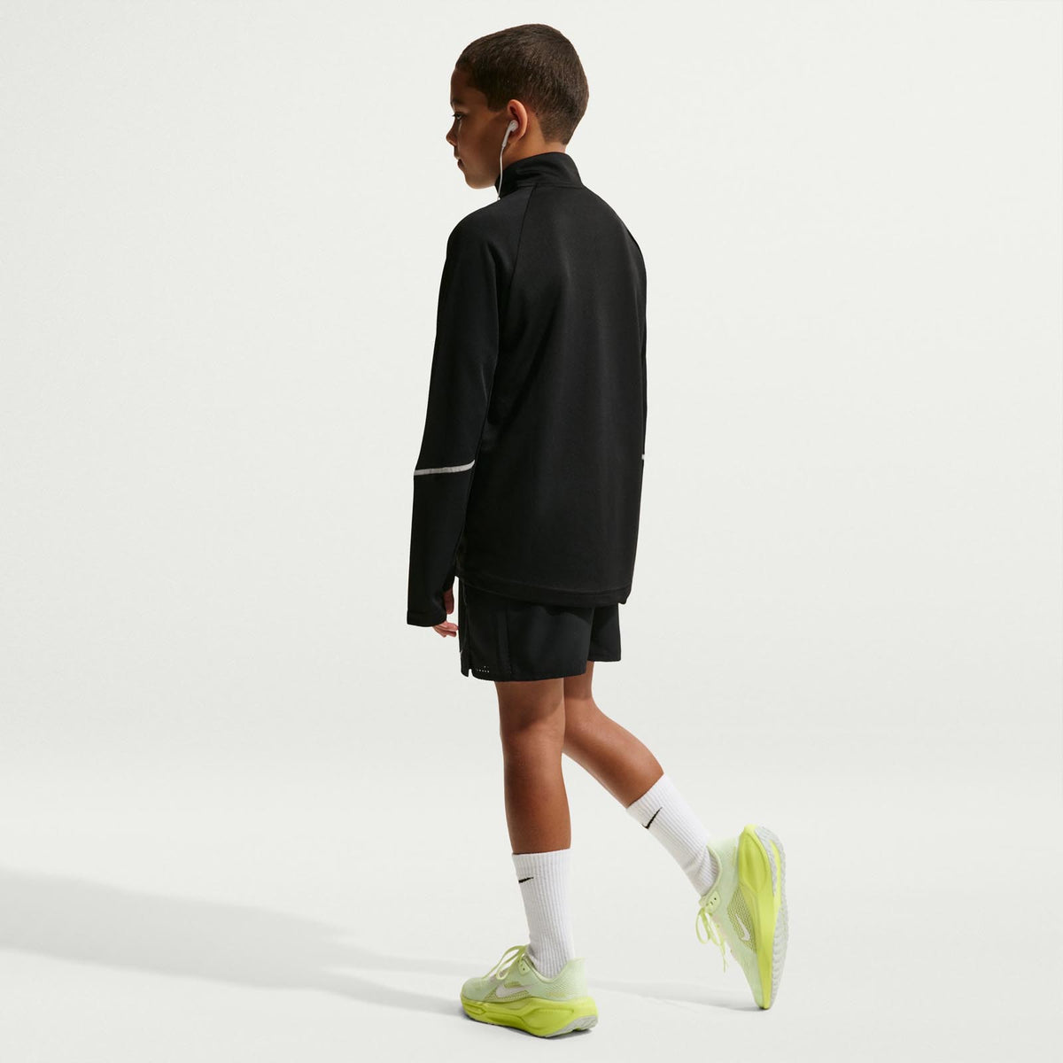 NIKE KIDS DF MILER SHORT Black