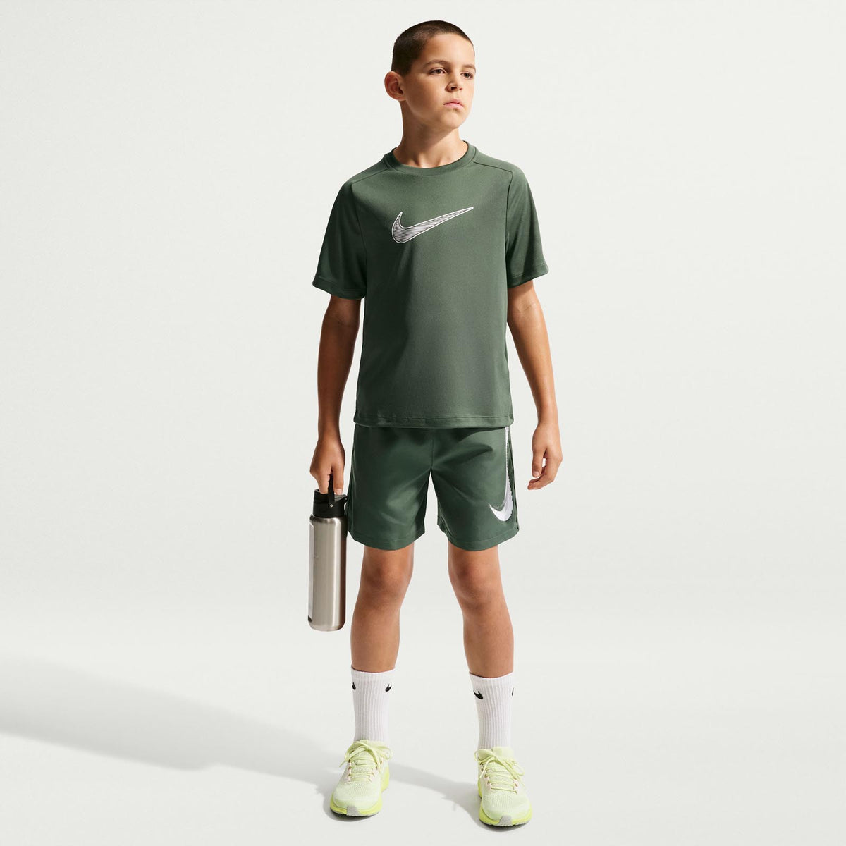 NIKE KIDS DF MULTI SS TOP HBR Green