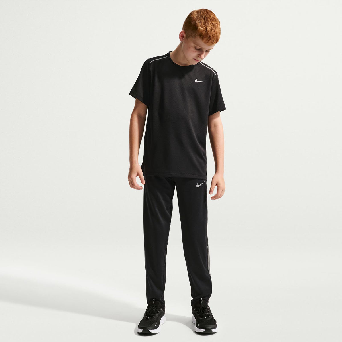 NIKE KIDS DF MILER WNT KNIT PANT Black