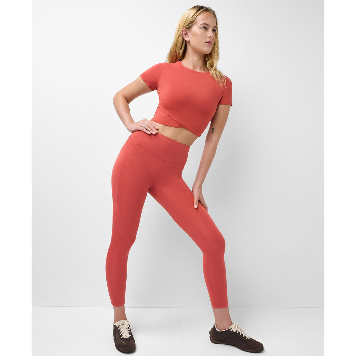 Sweaty Betty All Day 7/8 Leggings Red