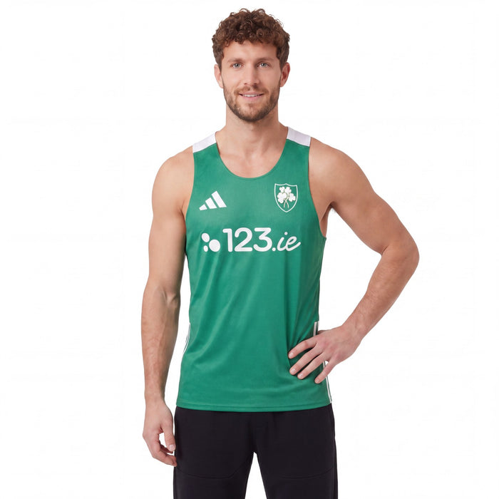 adidas Athletics Ireland Mens Lightweight Running Singlet