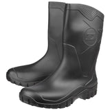 Dunlop Mens Dee Calf Length Wellington Black