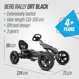 BERG Rally DRT Black 3 Gears Go-Kart