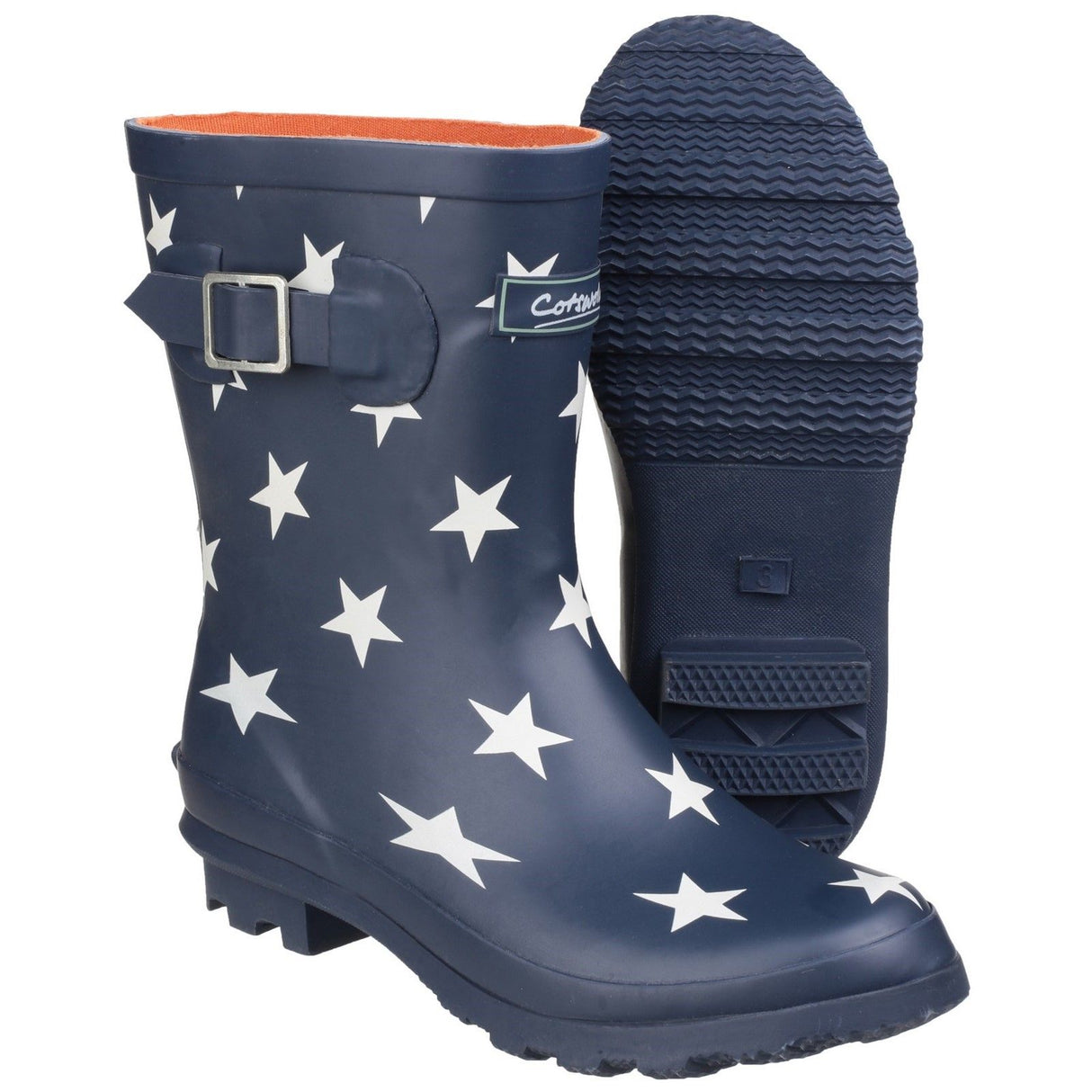 Cotswold Womens Badminton Wellington Boot Star
