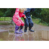 Cotswold Junior Kids Hilly Neoprene Childrens Wellington Boot Purple