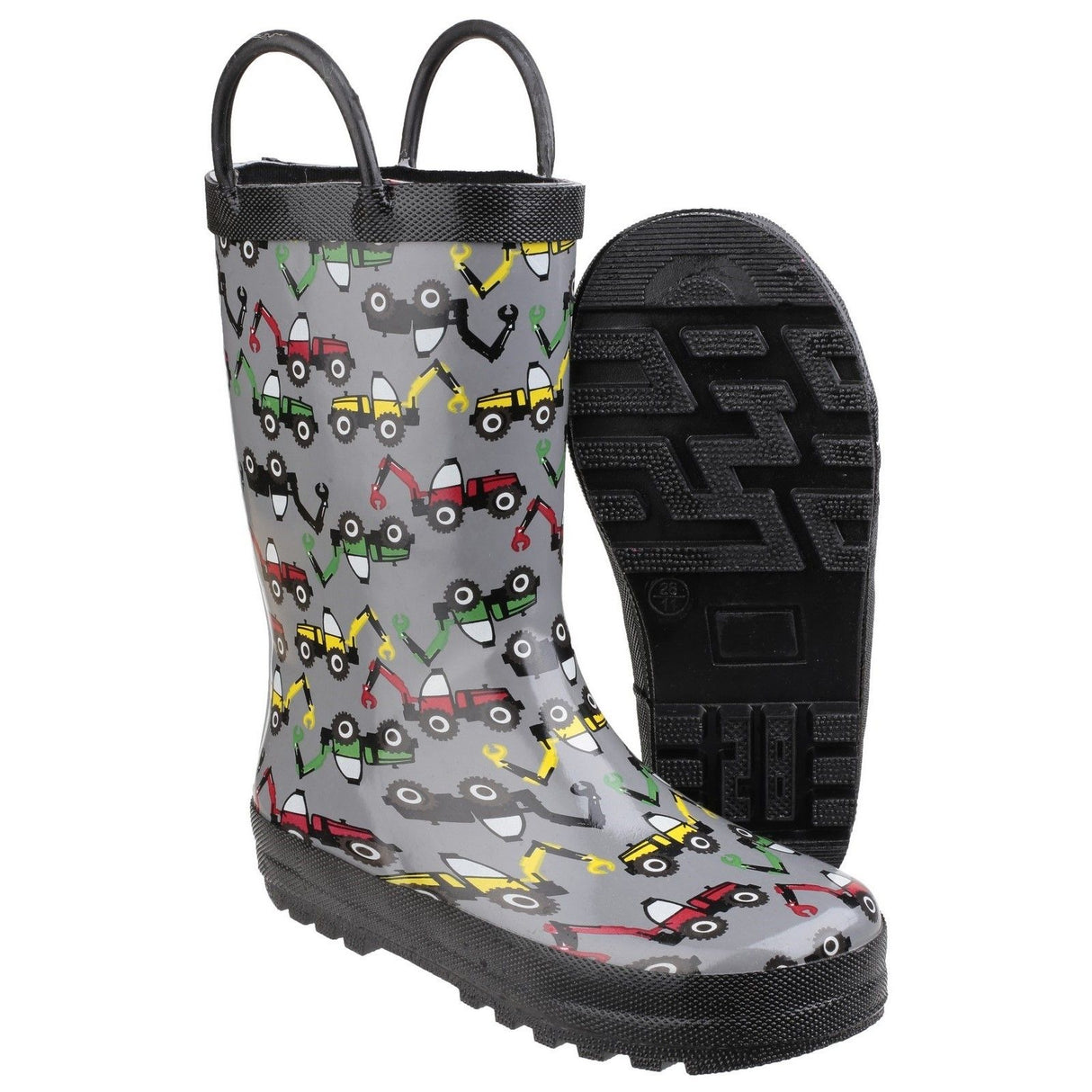 Cotswold Infant Kids Puddle Waterproof Pull On Boot Digger