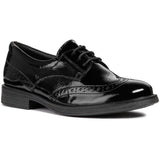 Geox Girls J Agata D Shoe Black Patent