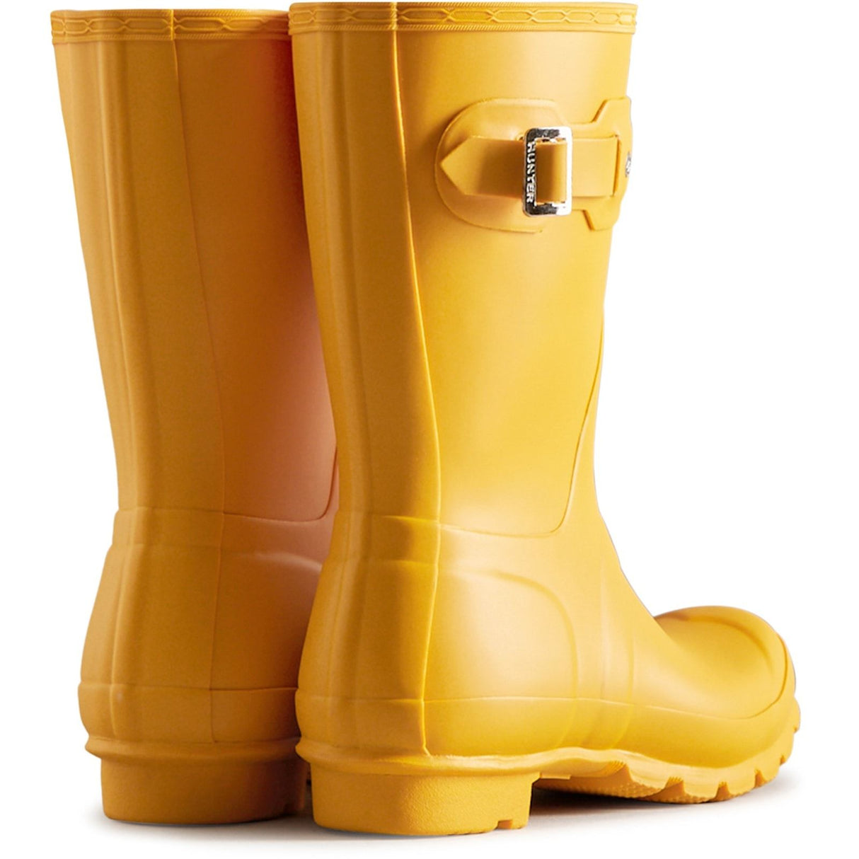 Hunter Womens Original Short Wellington Boots Yellow