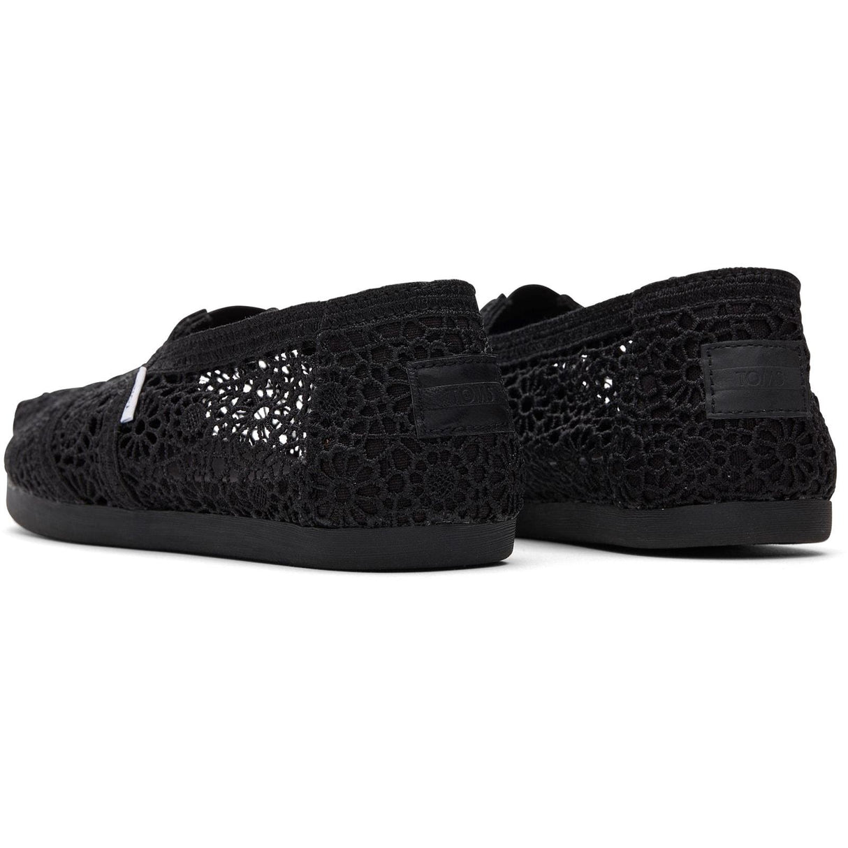 TOMS Womens Alpargata Shoes Black