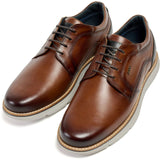 Pod Mens Finch Casual Derby Cognac