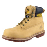 Caterpillar Mens Holton Safety Boot Honey
