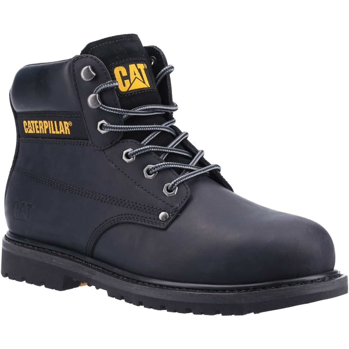 Caterpillar Mens Powerplant S3 GYW Safety Boot Black