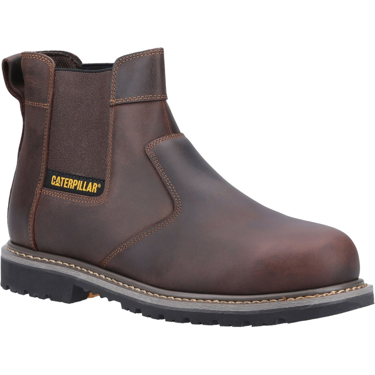 Caterpillar Mens Powerplant Dealer Safety Boot Brown