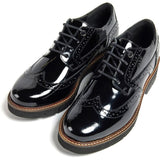Pod Womens Kacey Brogue Black