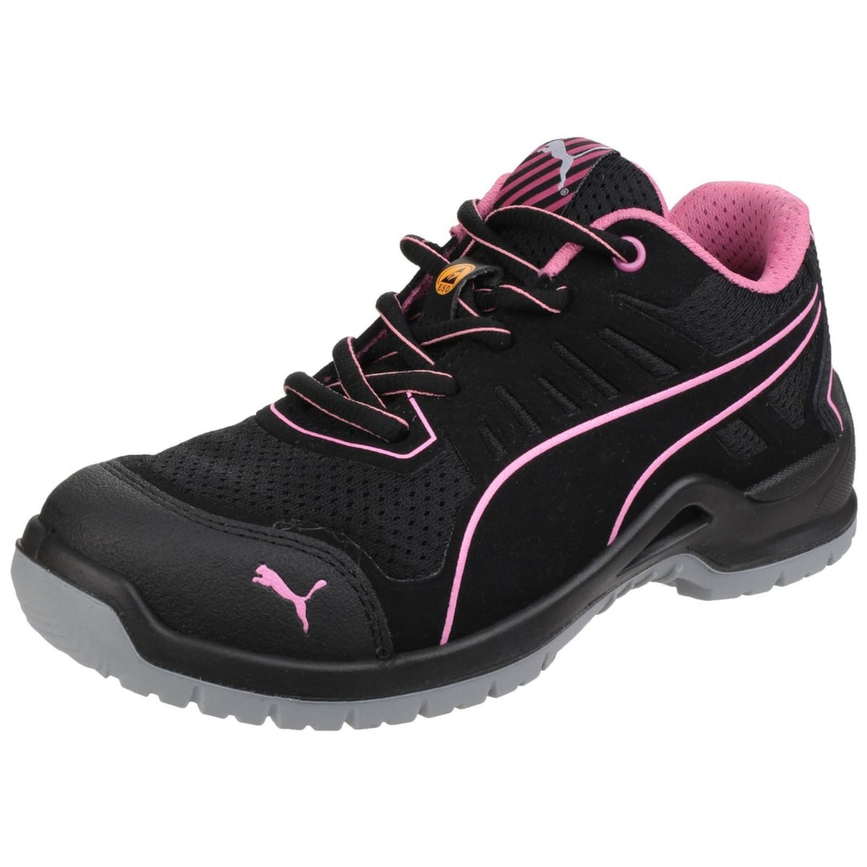 Puma Safety Womens Fuse Tech Lightweight Ladies Safety Trainer Black
