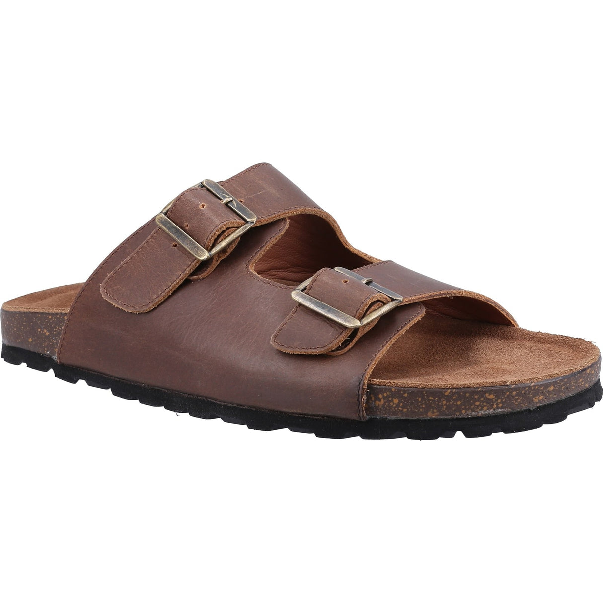 Hush Puppies Mens Nash Slider Brown