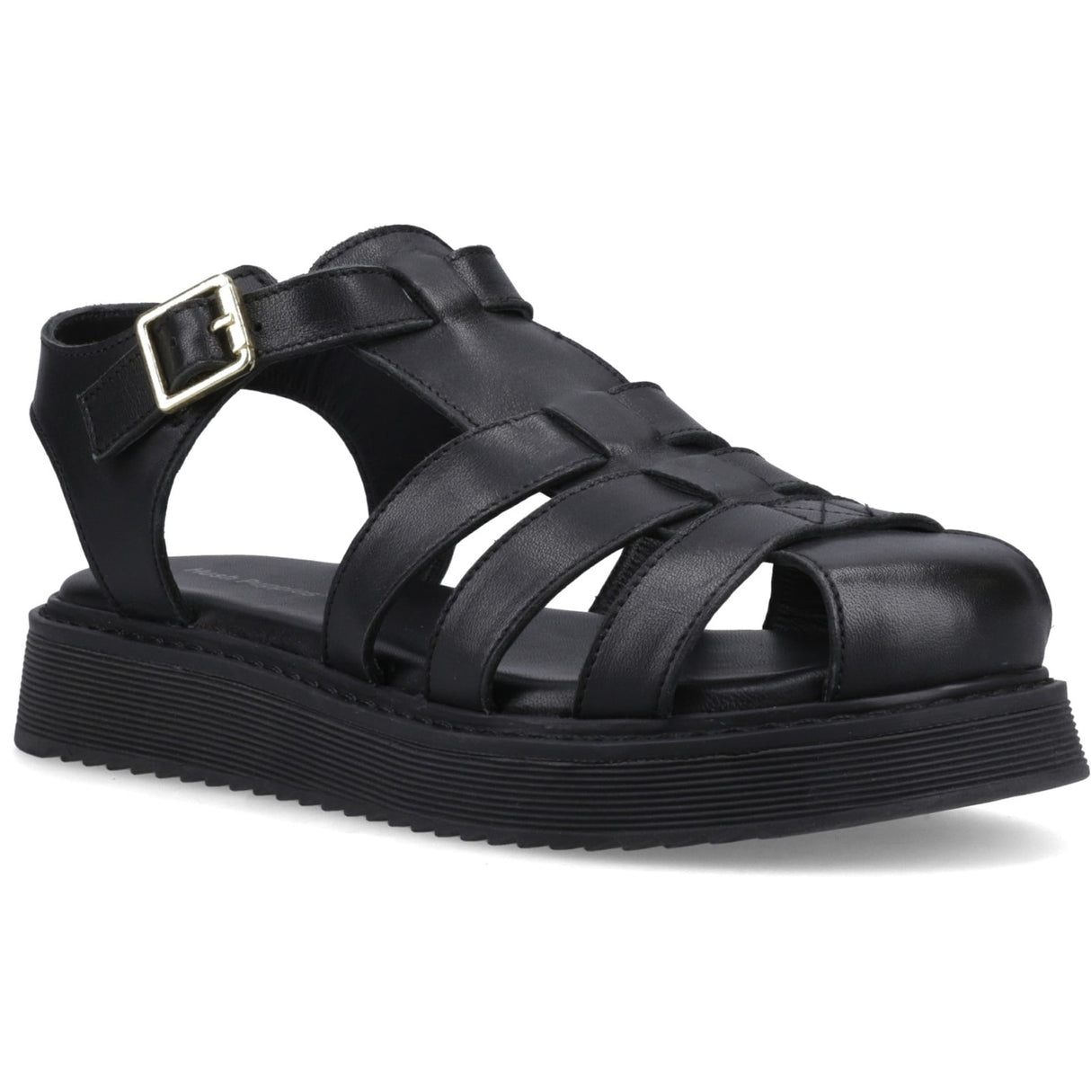 Hush Puppies Womens Cassandra Gladiator Sandal Black