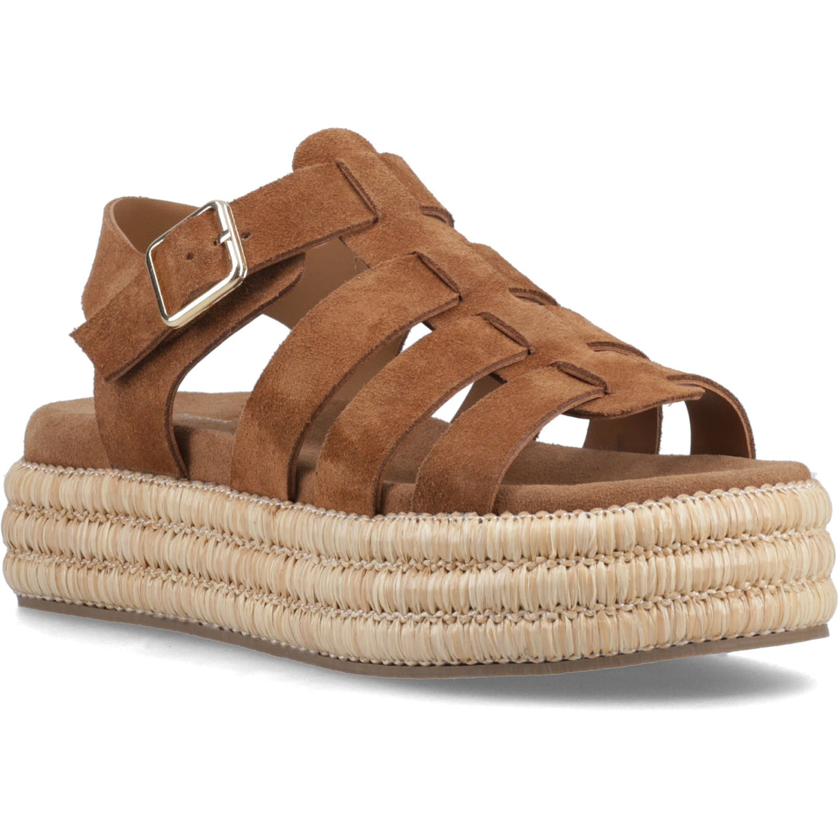 Hush Puppies Womens Rosetta Gladiator Tan