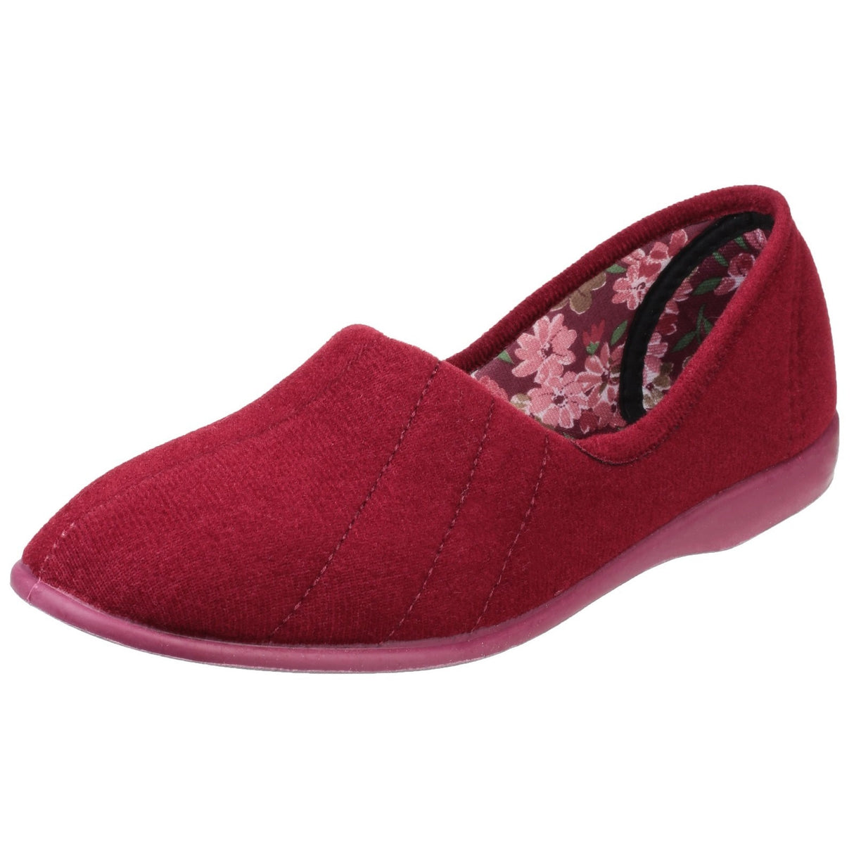 GBS Womens Audrey Ladies Slipper Red