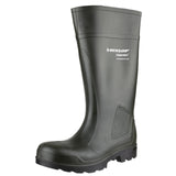 Dunlop Unisex Purofort Professional Full Safety Wellington Green